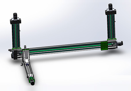 雙軸同動（風琴罩龍門組合)