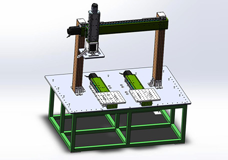 XYZ坐標三軸（帶工作臺）