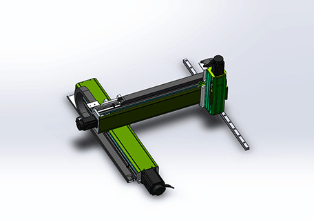 XYZ龍門三軸組合（加輔助導軌）